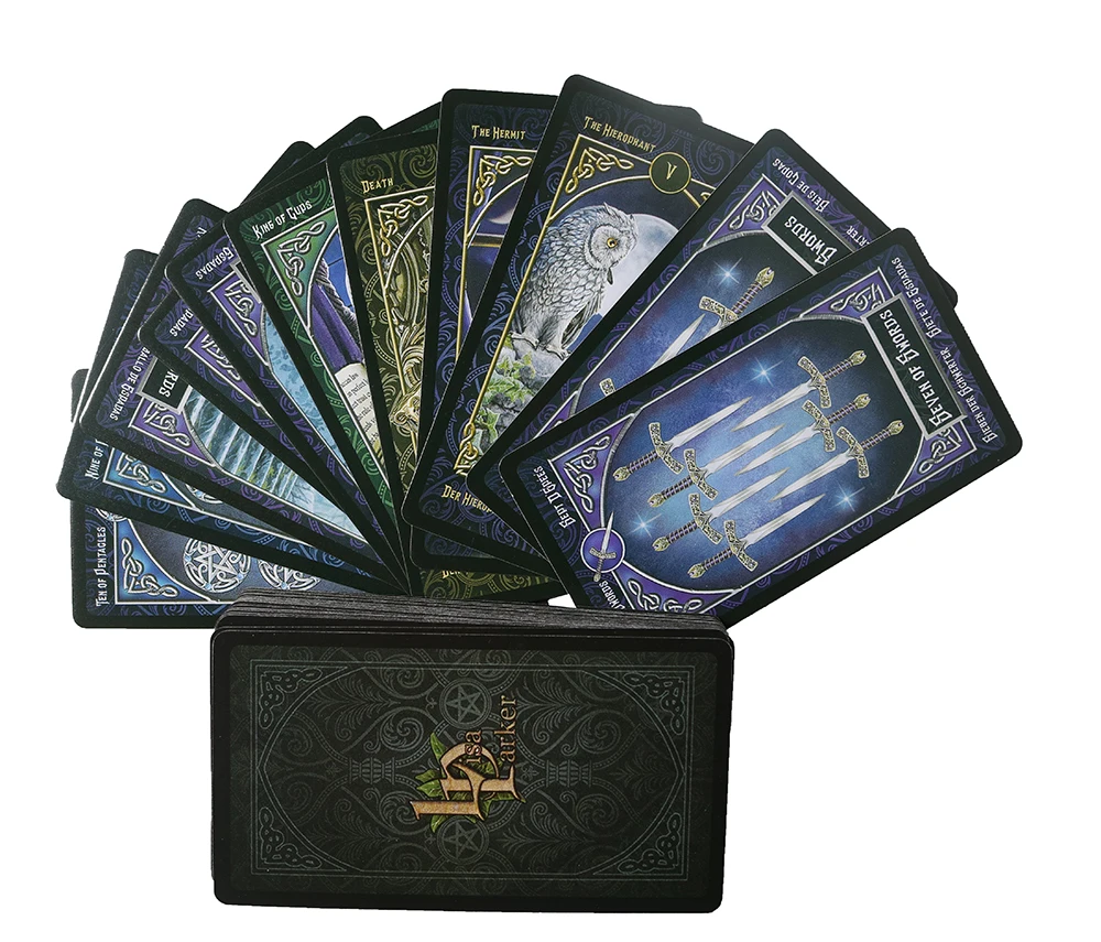 Familiars Tarot.English Tarot.Spanish Tarot.French.Tarot German Tarot.Oracle Divination.Fate Divination Game.Game Deck.