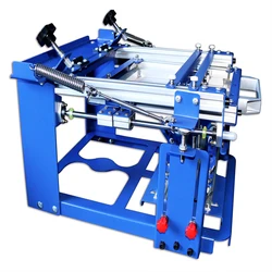 Curved Screen Printing Machine Press Silk Screen Printing Machine screen printing station use for bottle printing