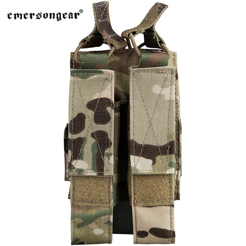 

Emersongear Tactical Modular Double MAG Pouch For MP7 MP5 Dual Quick Pull Magazine Bag Holder Case Airsoft Hunting Outdoor Nylon