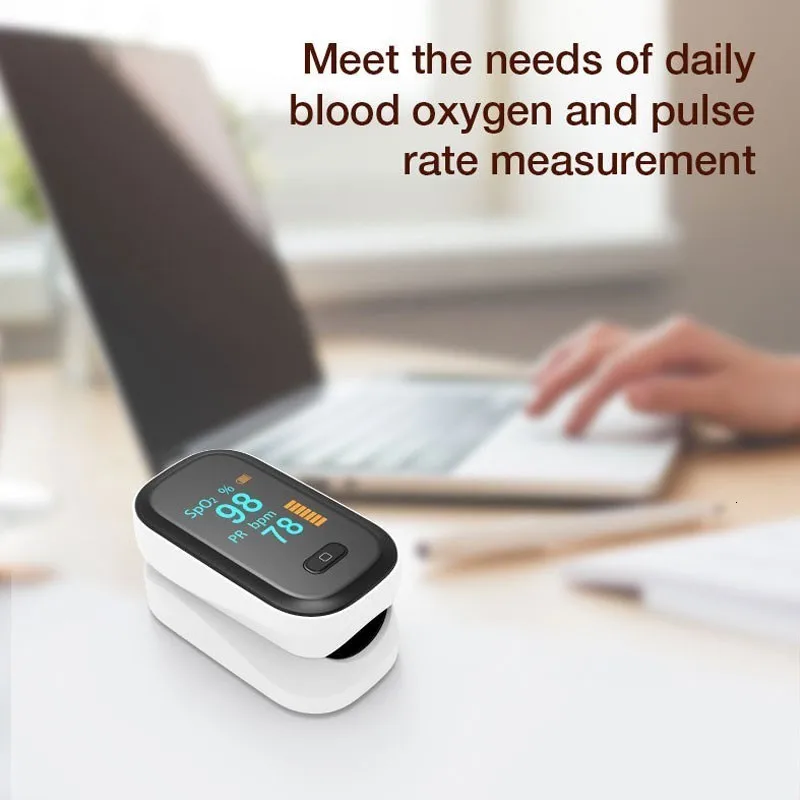 Portable Finger Pulse Oximeter Blood Oxygen Heart Rate Saturation Meter Oximetro De Dedo Saturometro Monitor Medical Equipment