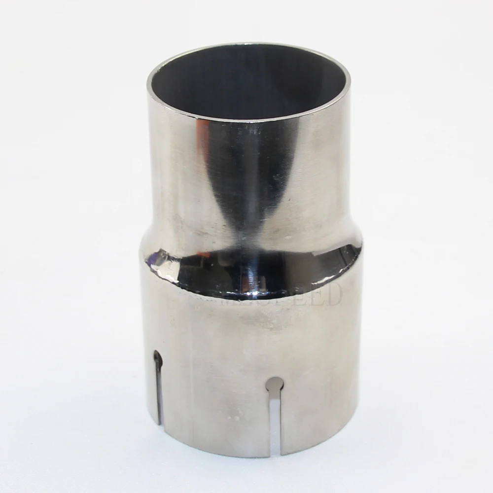 1pcs car Accessories 304 stainless steel pipe Exhaust pipe reducing joint Large to small size Universal muffler sleeve