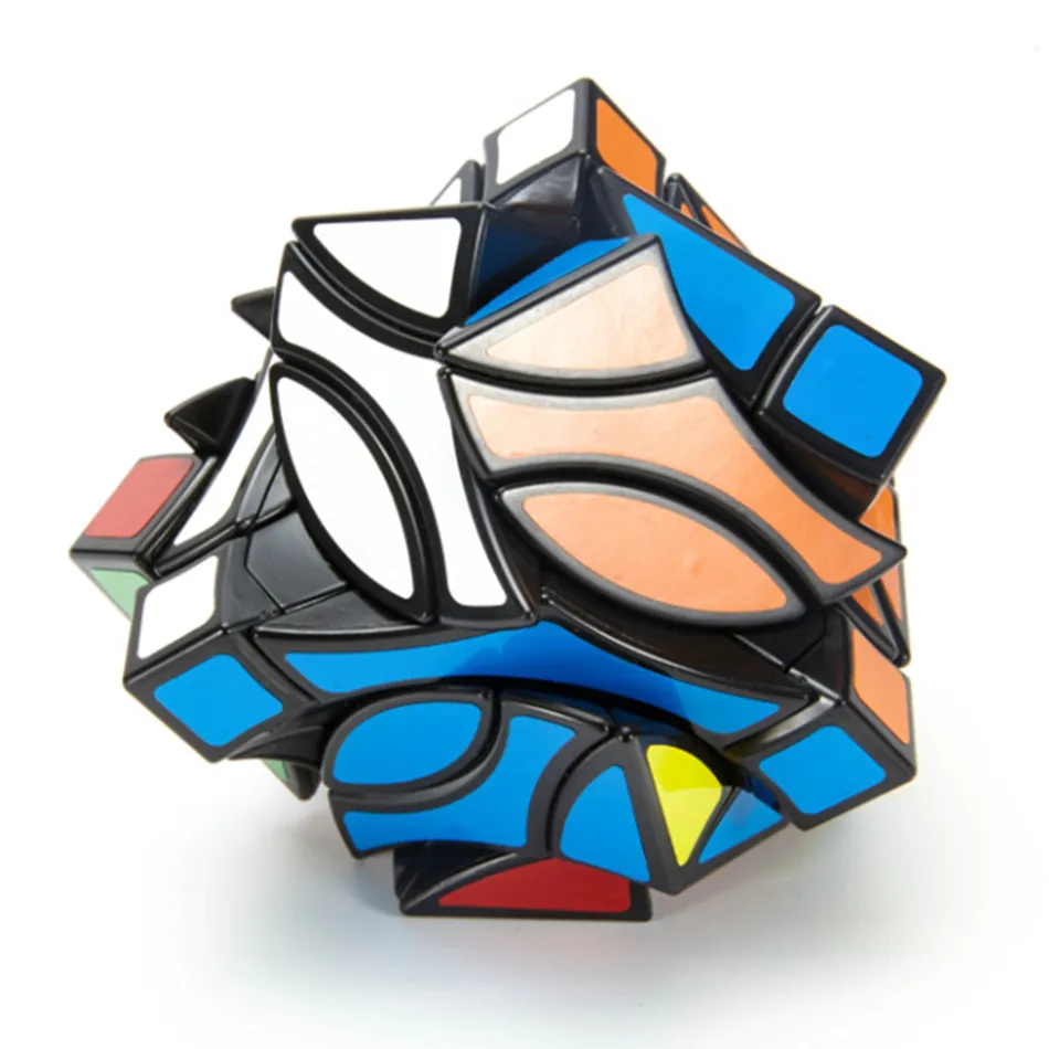 Lanlan cubo de peixes, jarro de 4 cantos, cubo mágico de quatro cantos, peixe duplo, quebra-cabeça profissional, brinquedos educativos antiestresse