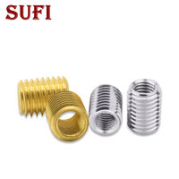 10pcs M4/M6/M8 to M10, M10 to M12/M14 Threaded Hollow Tube Adapter Copper Silver Inner Outer Threaded Coupling Joint Adapter