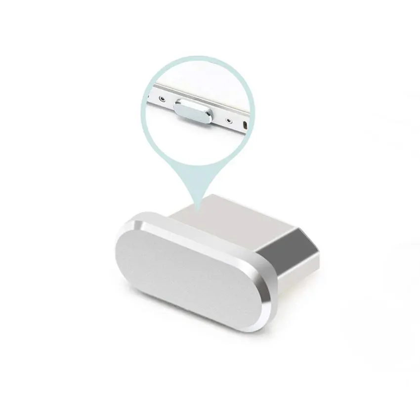 ChengHaoRan Metal Android Phone Micro USB Anti Dust Plug Charging Port interface Stopple For Xiaomi Huawei Android Mobile Phone