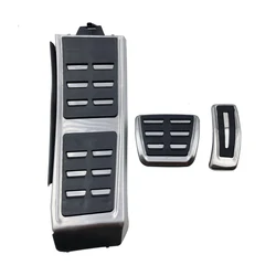 For Porsche Macan 2019 2020 2021 Car Fuel Gas Brake Pedal Pad Cover Car Styling Accessories LHD No Drilling Pedals
