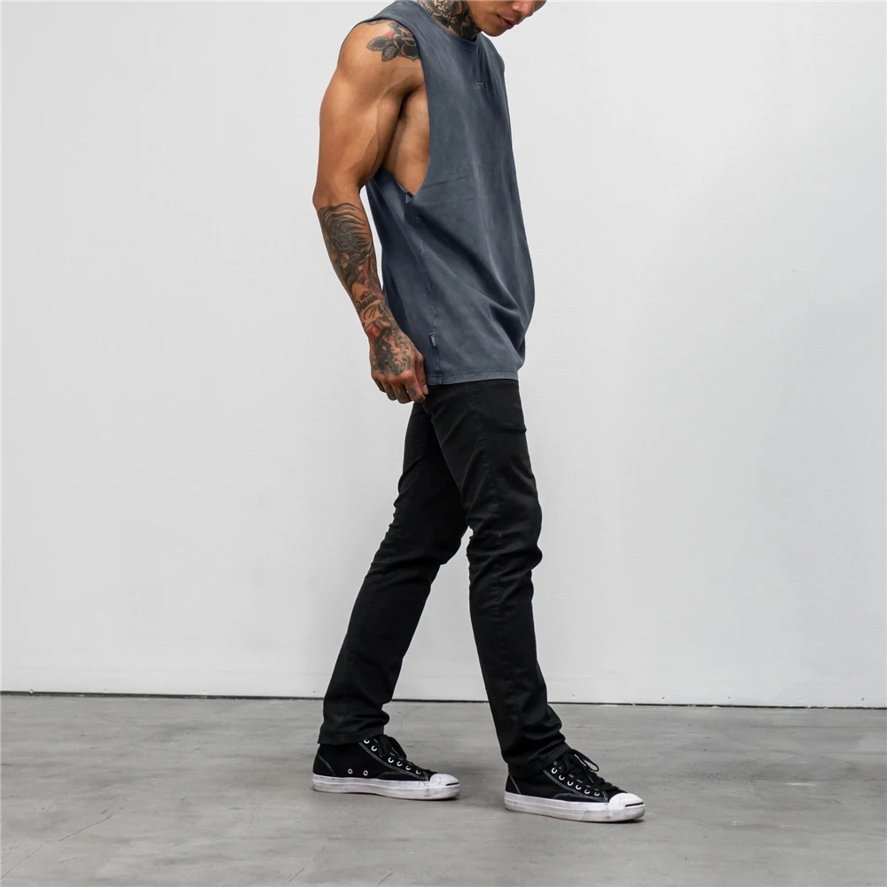 New Summer Brand Clothing Bodybuilding Cotton Shirt Fitness Trainning Men Tank Top Muscle Vest Stringer Undershirt Sleeveless