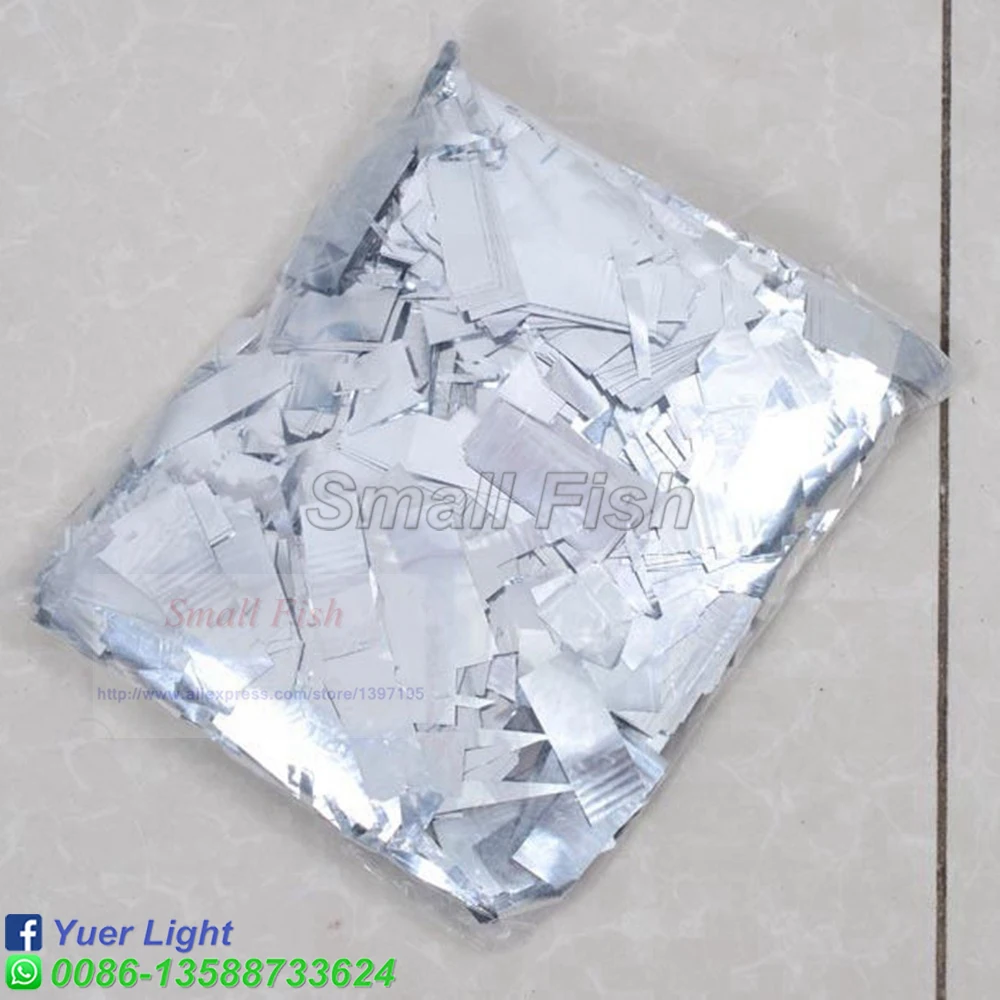 1 Kg/los Gold und Silber Mylar Konfetti Papier Metallic Konfetti Papier Für Konfetti Kanone Maschine in Bühne DJ Disco Hochzeit