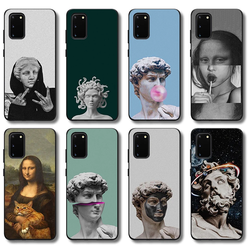 Art Design Case for Samsung Galaxy S21 A51 A50 A71 A52 A72 S20 A21S A12 A70 S10 S9 S8 S10e FE Note 20 10 Lite Plus Ultra TPU