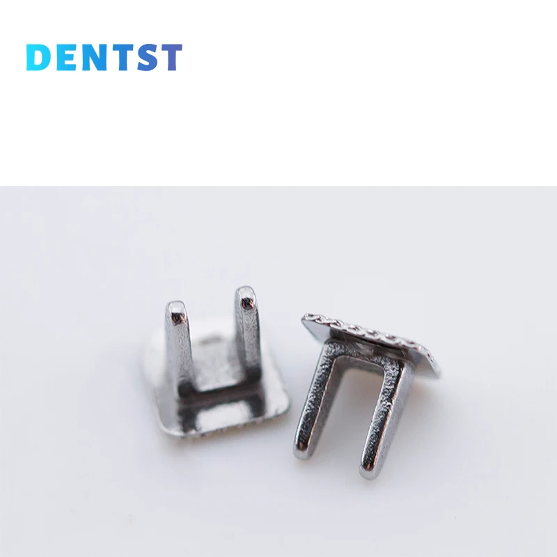 Dentst 50szt Dental Orthodontic Tongue Tamer Lingual spikes Bondable Hinge Tongue Habit Bite Turbos Correction Button Bracket