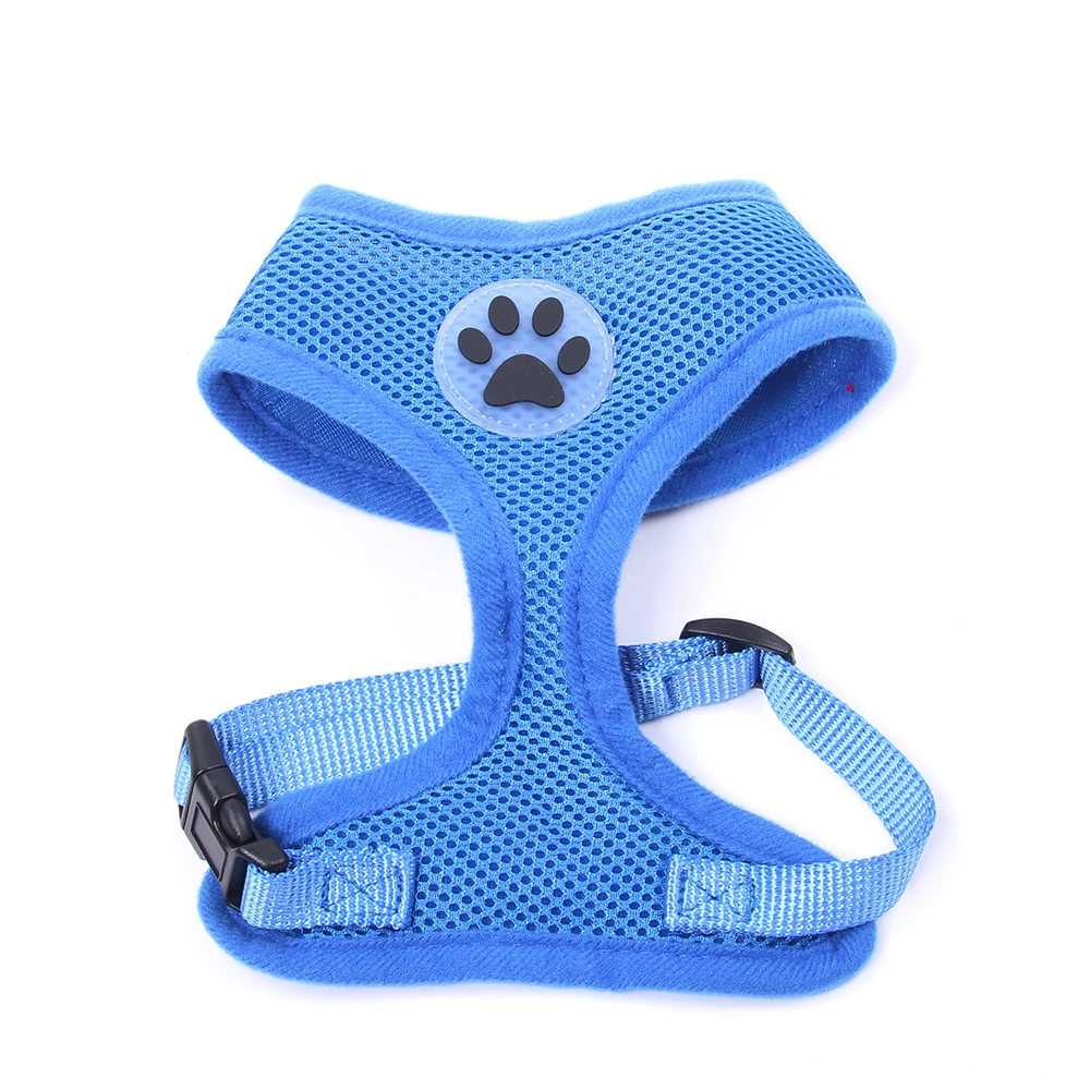 Hunde und Katzen Control Mesh Harness Pet Welpen Kragen Weiche Pfote Gummi Mesh Spaziergang Kragen 6 farben 5 größen