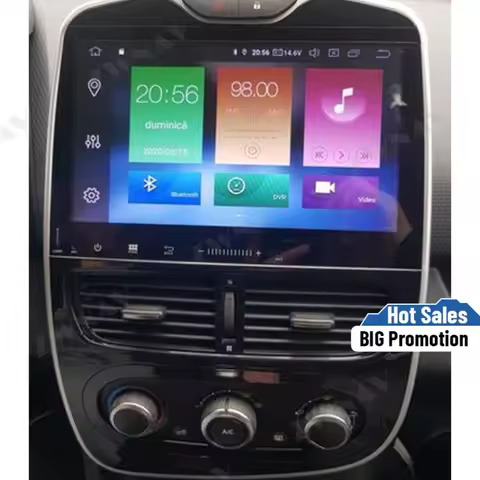 PX6 Android 10 Car Stereo Receiver Player GPS Glonass Navigation For Renault Clio 2013 2014 2015 2016 2017 2018 Radio Head Unit