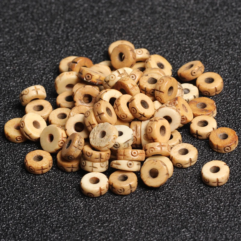 4A Natural Yak Bone Crystal Single Bead DIY Jewelry Making