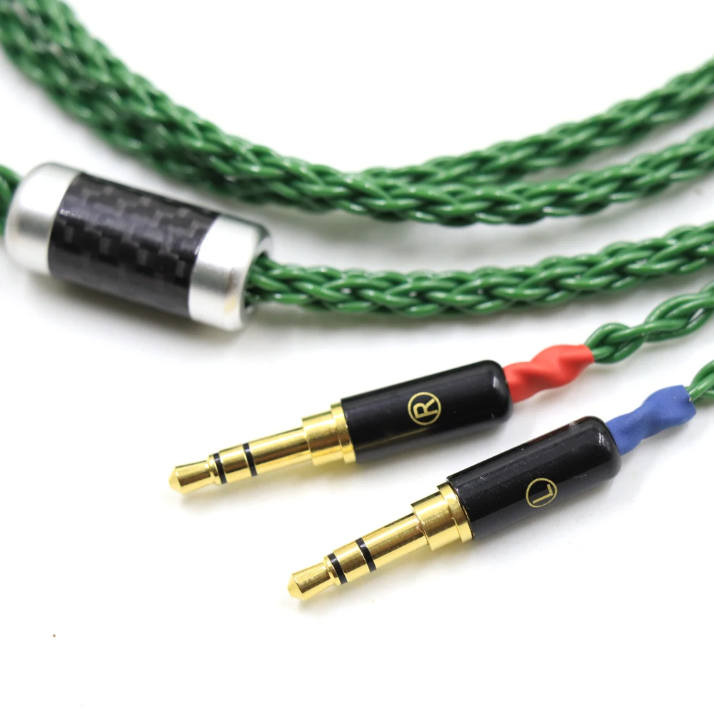Thouliess-Cable de actualización para auriculares, HiFi 2x3,5mm, equilibrado, 4,4, 2,5mm, chapado en plata, para sunrama Aventho Focal Elegia t1 t5p D7200