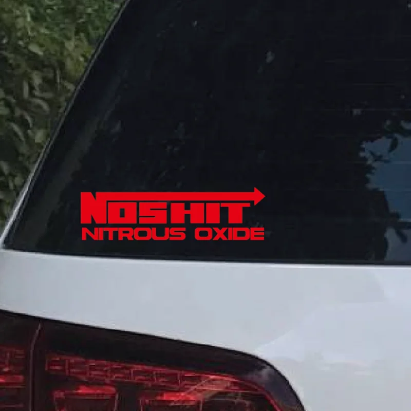 Reflective Type Warning Mark Car Stickers Tuning Racing Car Decal Vinyl  Motorbike for NOS Nitrous Oxide Systems  20cmx5.6cm