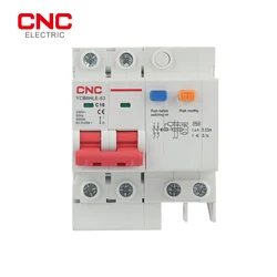 CNC Main Switch 30mA Residual Current Circuit Breaker with Over Current Protection RCBO MCB