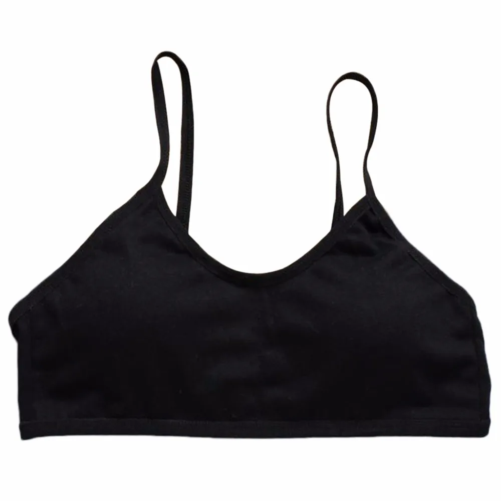 Teen Girls Underwear Soft Padded Cotton Bra Young Girls for Yoga Sports Bra 8-18Y