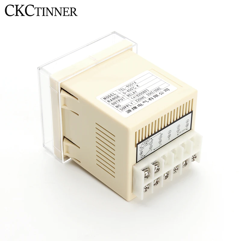 Pointer Temperature Controller K Type E Type Digital Thermostat TED-2001/TEL72-9001X 400 Celsius 220VAC 72*72mm