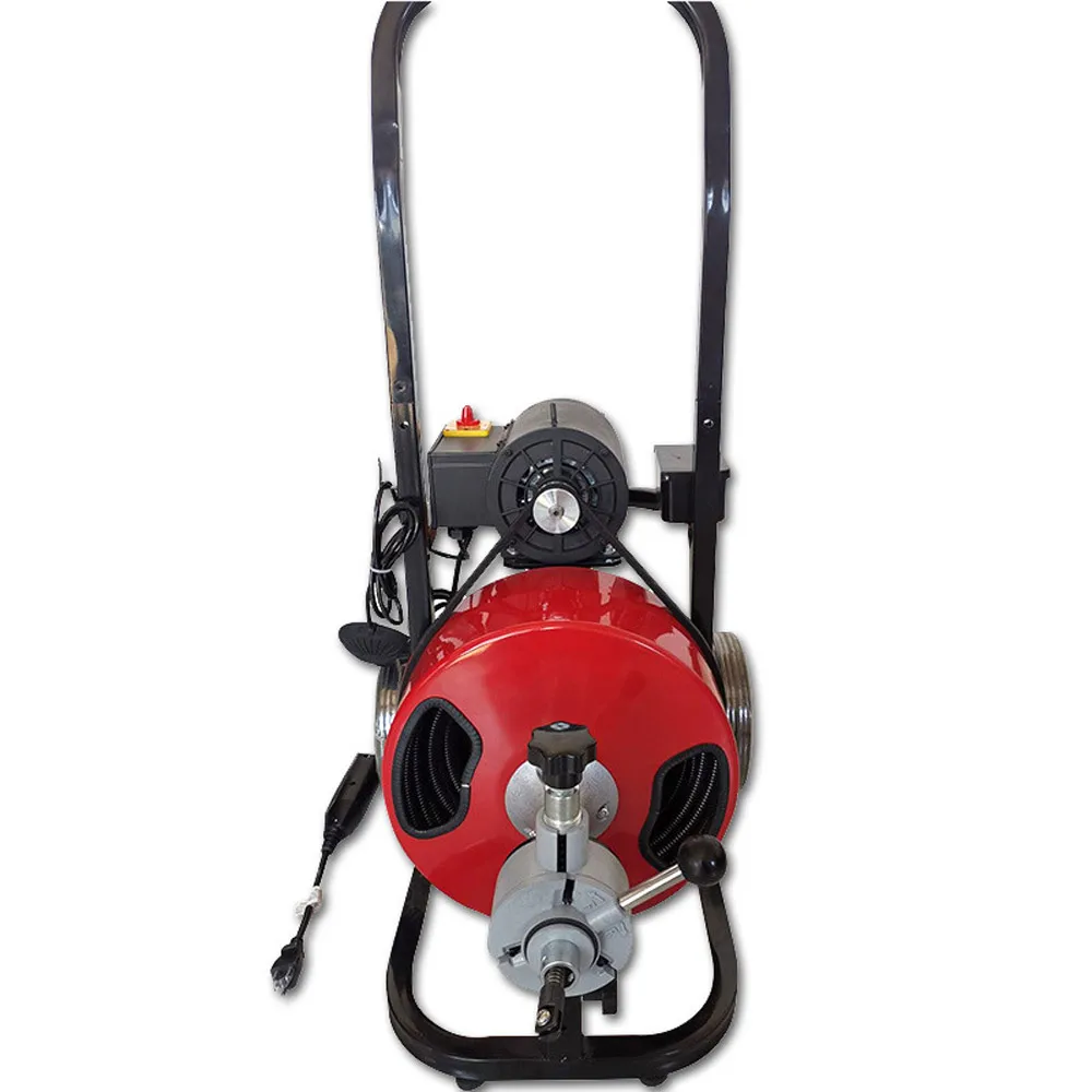 JG-MD50 máquina de draga de tubulação de banheiro doméstico 300w 220v bloqueio de estrada especial de alta potência draga esgoto ferramentas de limpeza
