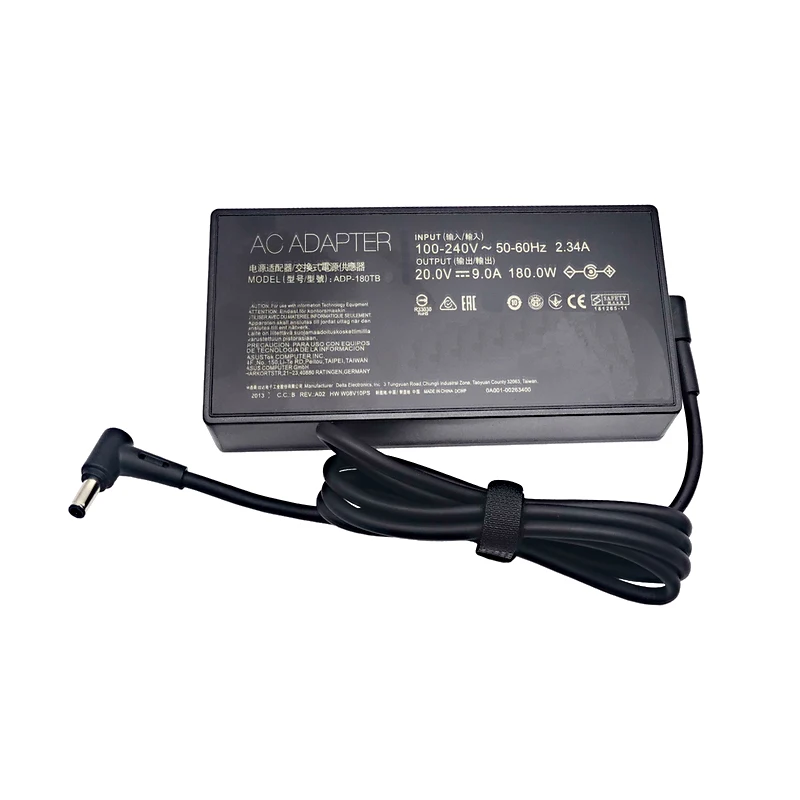 

20V 9A 180W 6.0x3.7mm Ac Power Adapter for Asus ROG Zephyrus GA502DU GA502D GA502 GA502IU GA401 GA401I GA401II GA401IV Laptop