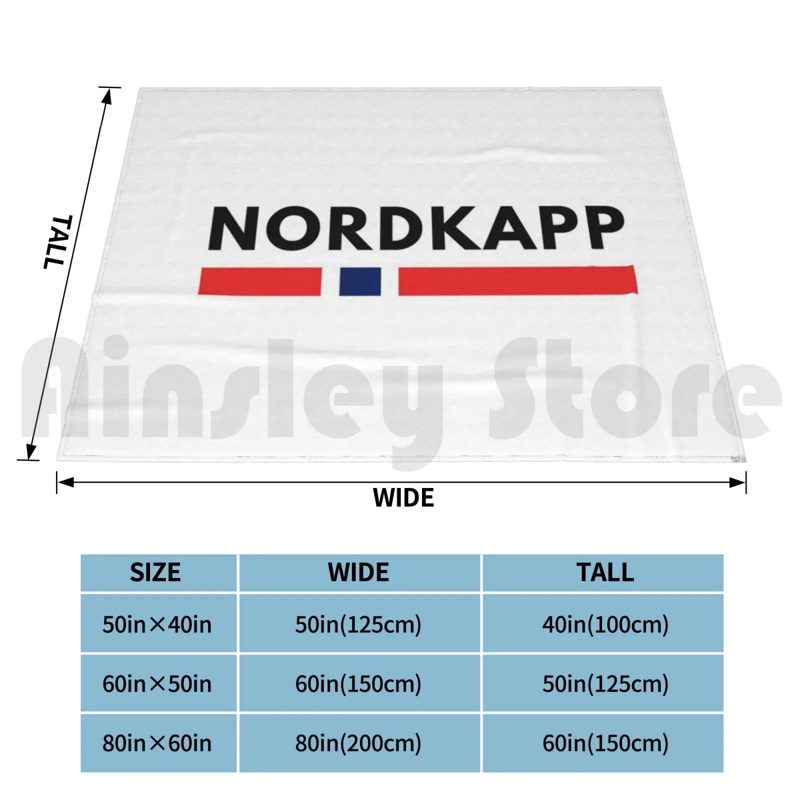 بطانية Nordkapp النرويج 3187 Nordkapp North Cape Nordkapp النرويج Northcape Nordkapp النرويج