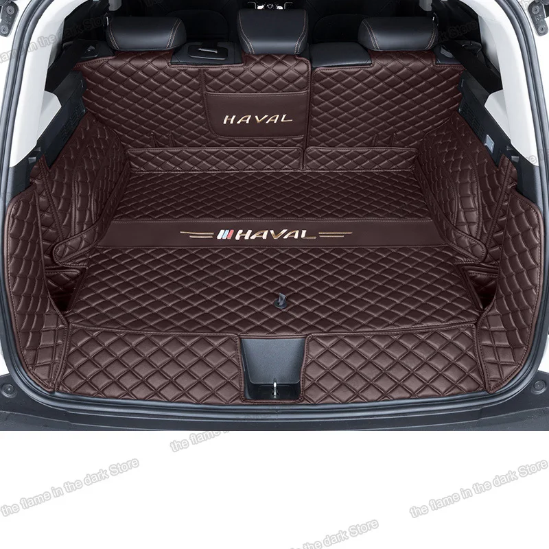 for haval big dog leather car trunk mat cargo liner 2020 2021 2022 cover carpet boot accessory auto interior details styling