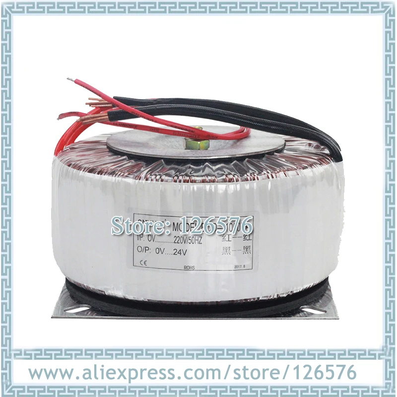 

New Copper Toroidal 300W 300VA input voltage AC220V/AC110V output voltage 110V 70V 48V 24V 12V 5v Ring transformer