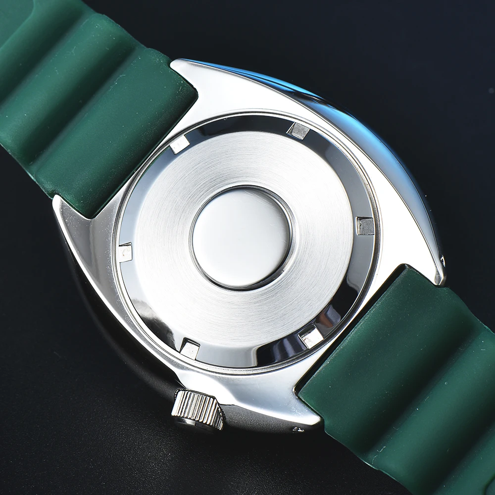 PARNSRPE Diver Men\'s Automatic mechanical watch Watch green Dial Sapphire Glass Japan NH35 Movement