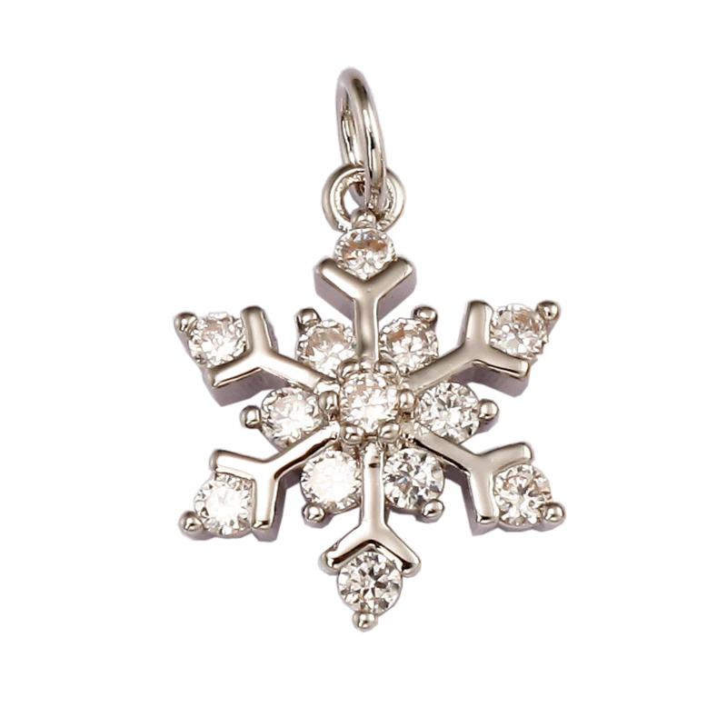 Trendy Mini Windmühle blinkende Bolzen Stern Sonne Mond Regenbogen Schneeflocke Charm Anhänger, Handwerk Schmuck Halskette Armband Zubehör S28 – Detail 8