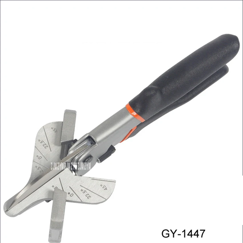 

GY-1447 Electrician Sharp Wire Duct Cutter Multifunctional Woodworking Adjustable Multi Angle Shear Trunking Scissor Hand Tool