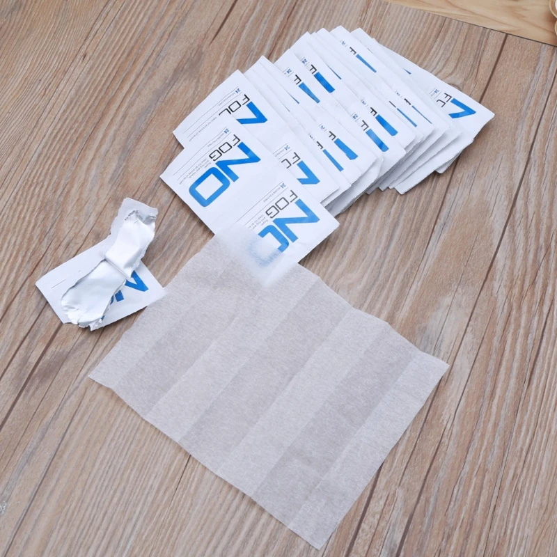 30pcs Glasses Anti-Fog Wet Wipes Pre-moistened Antifog Lens Individually Disposable Defogger Eyeglass Wipes