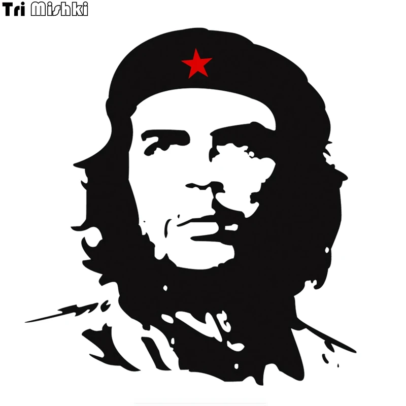 Tri Mishki Hzx844# 20*13cm Che Guevara Car Sticker Vinyl Decals Motorcycle Accessories Stickers Waterproof Reflective Sticker