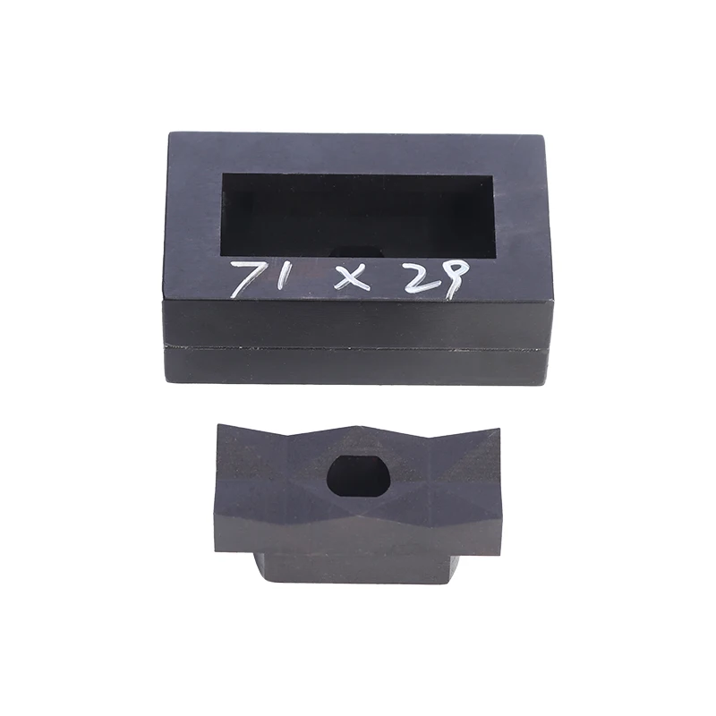 قالب تثقيب هيدروليكي من الفولاذ المقاوم للصدأ مخصص ، مستطيل يدوي ، 15 ، 71x29mm