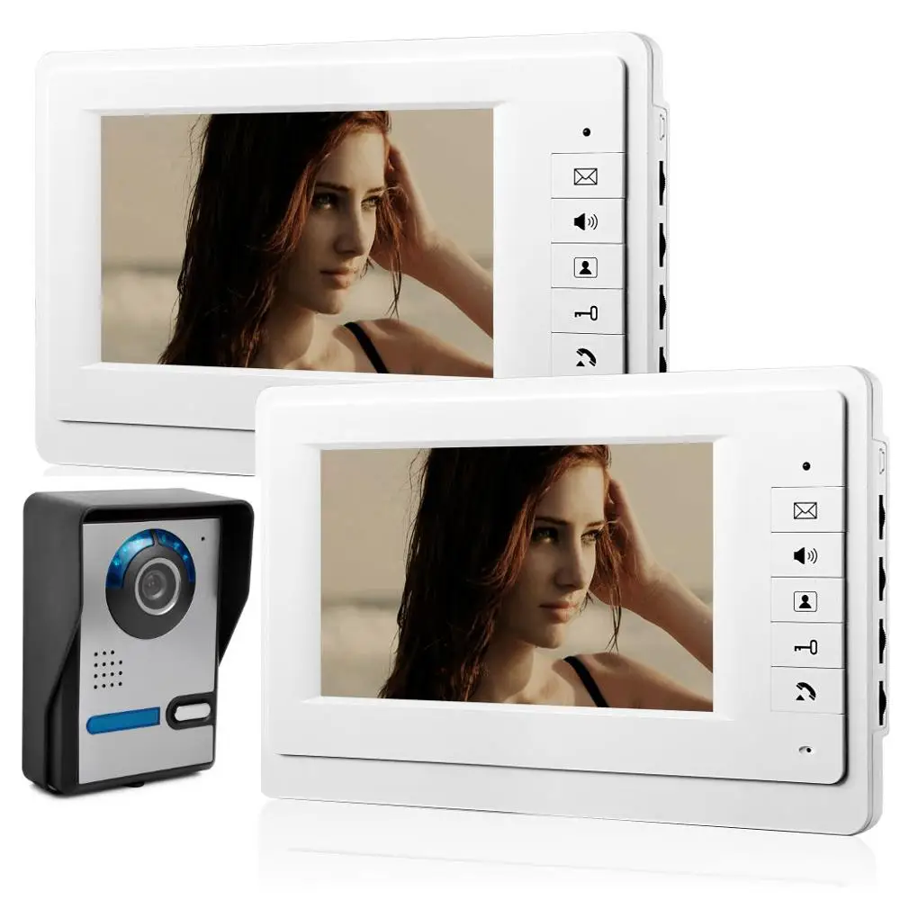 

SmartYIBA 7"Video Door Intercom Indoor Monitor Interphone For Villa Private Home Security Home Security Video Doorphone Doorbell