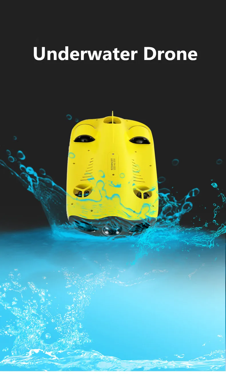 

Gladius mini drones Five-Wheel Drive Miniature Underwater Submarine Drone Diving Drone with 4K Camera One-button lock depth 100m