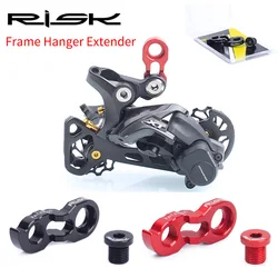 RISK 11g Bicycle Frame Rear Derailleur Extender For 32-52T Cassette Gear Link Hanger Extension MTB Road Bike Tail Hook Extender
