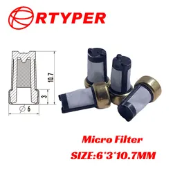50/100 PCS 2325000020 195500-3040 Fuel Injector Micro Filter 11002 For Honda Mazda Protege Kia Sephia 1.8l CF-102A  6*3*10.7mm
