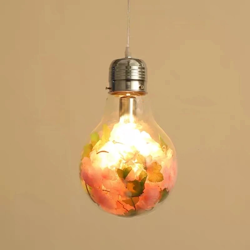 

Retro Industrial Style Bar Chandelier Simulation Green Bulb Suitable For Music Restaurants And Bars