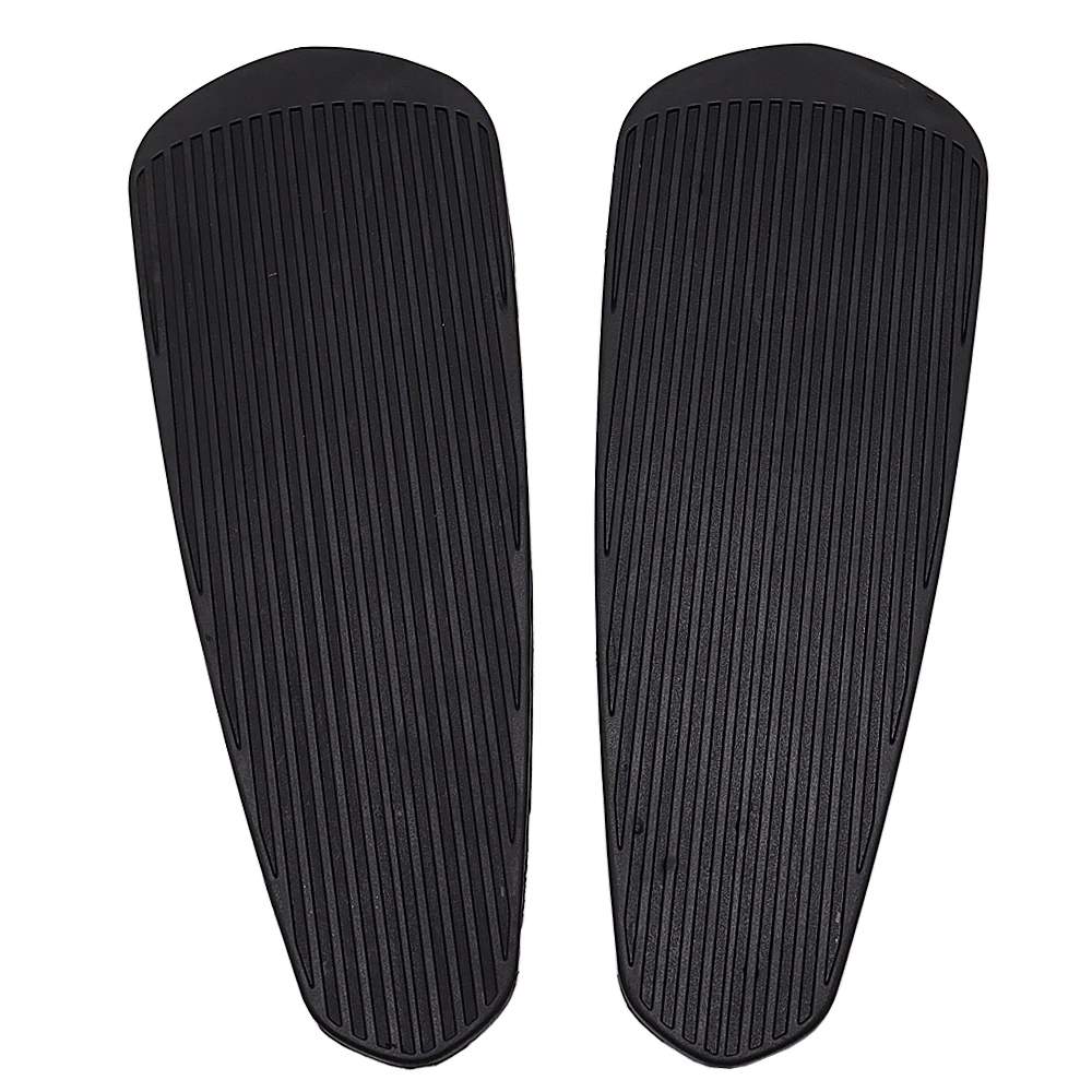 For Indian Chief Chieftain Dark Horse Roadmaster Springfield Two piece set of black plastic foot pads with insertion pads motorc