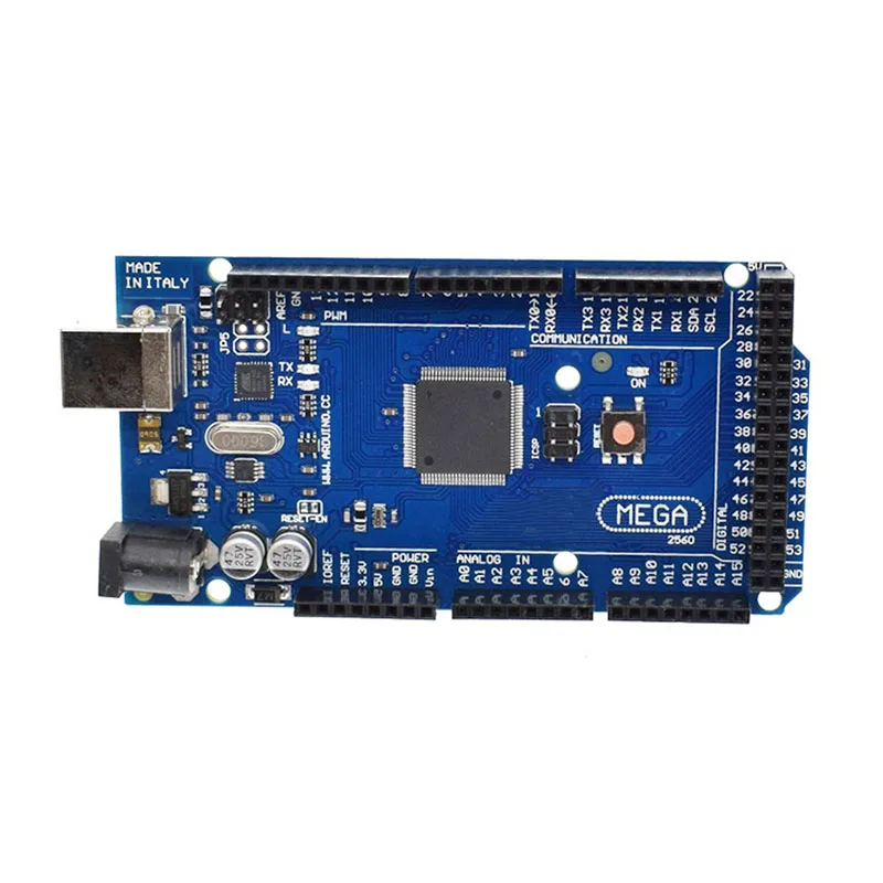 Placa de desarrollo USB Mega 2560 R3, con Cable USB, para Arduino R3 MEGA2560 MEGA 2560 R3 ATmega2560-16AU CH340G AVR, 5 unids/lote