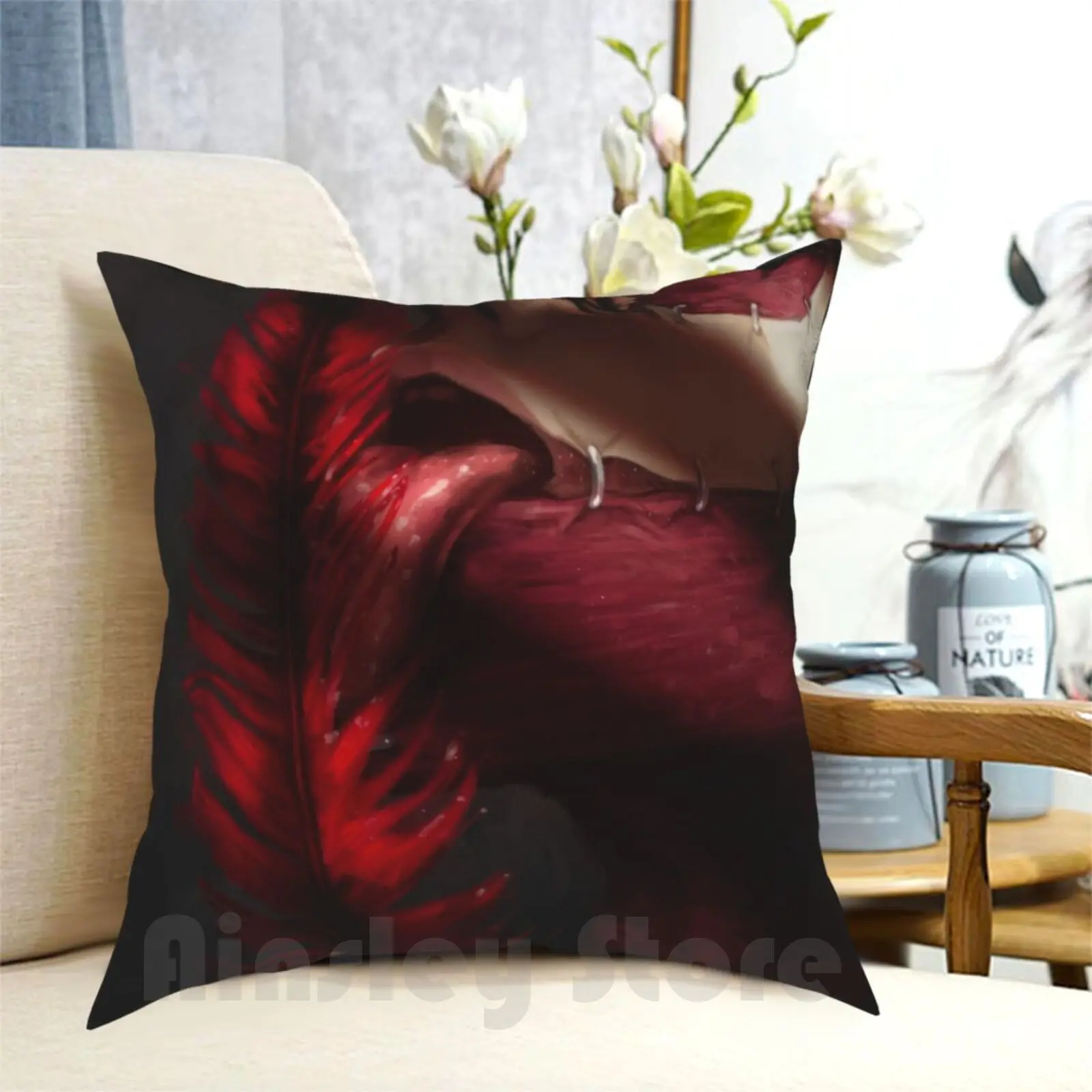 Tease Pillow Case Printed Home Soft Throw Pillow Dabihawks Dabi Anime Bokunoheroacademia