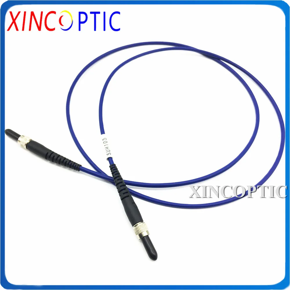 SUH100 SMA905-SMA905 3.0mm 105/125 UV-VIS200-1100nm 0,22na 1/2/3/5M kabel Patch serat optik SMA 100um