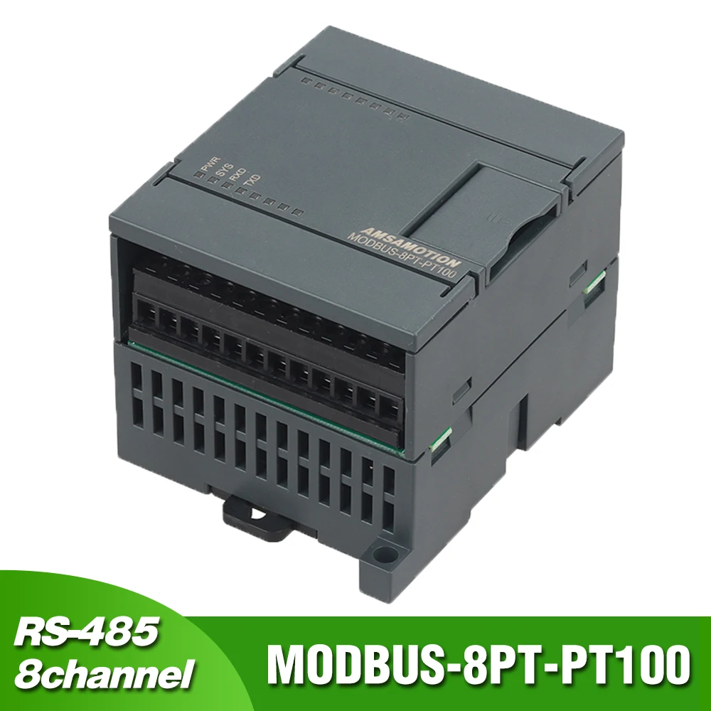 8-channel módulo de medição de temperatura de sinal de resistência térmica 485 profibus suporte de saída MODBUS-RTU protocolo de comunicação