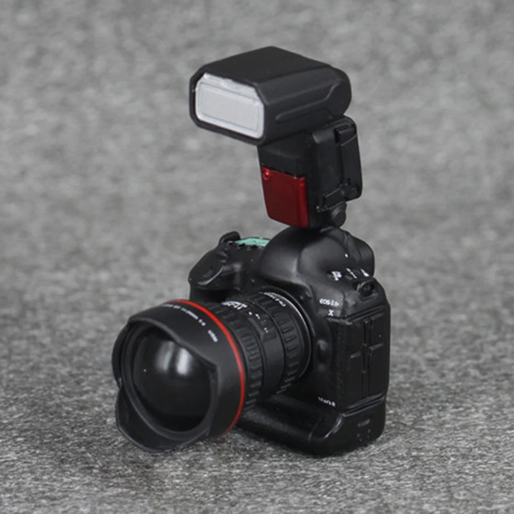 DSLR 디지털 카메라 및 렌즈 세트, 12 인치 DID 액션 피규어, 6 번째 스케일