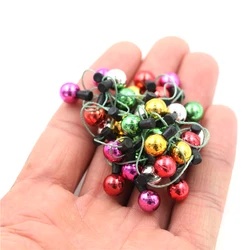 1/12 1 String Of Fake Lights Christmas Good Decoration Dollhouse Miniature Mini Furniture Accessories String Lights