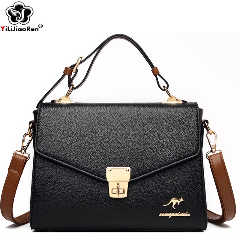 

Fashion Handbag Women Famous Brand Leather Shoulder Bag Elegant Ladies Hand Bags Luxury Handbags Women Bags Designer Sac A Main