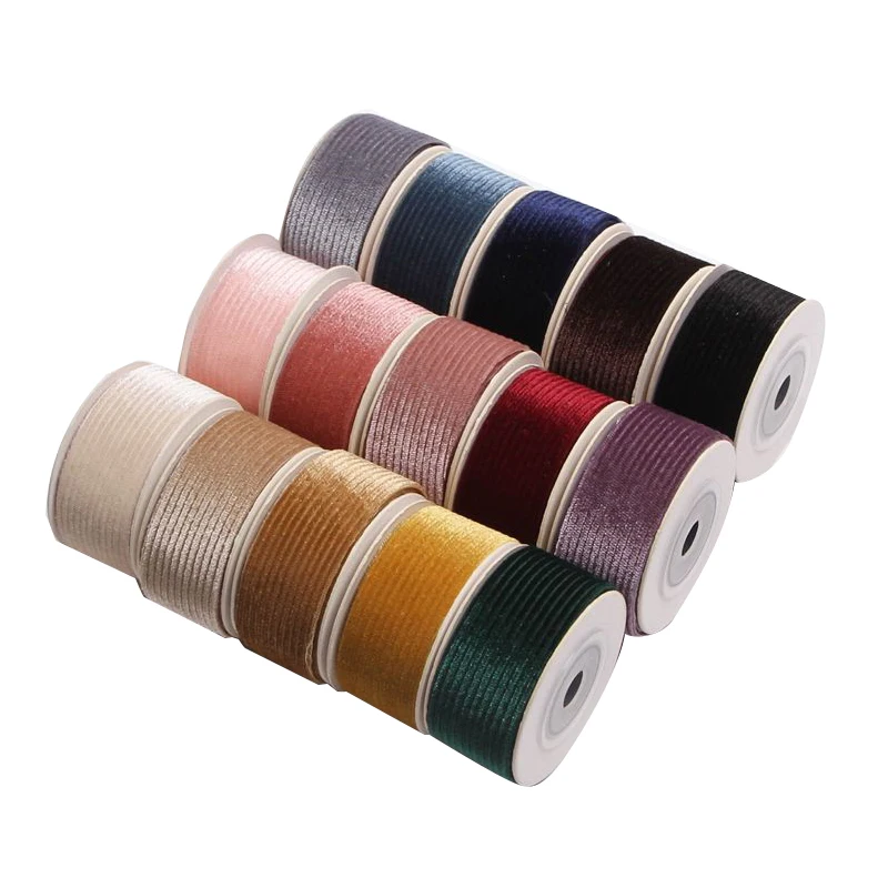 10 Yards Flauschband 25MM 38MM Cordband für Haarschleifen DIY-Handwerk Handgefertigte Accessoires M2021101202 – Detail 3