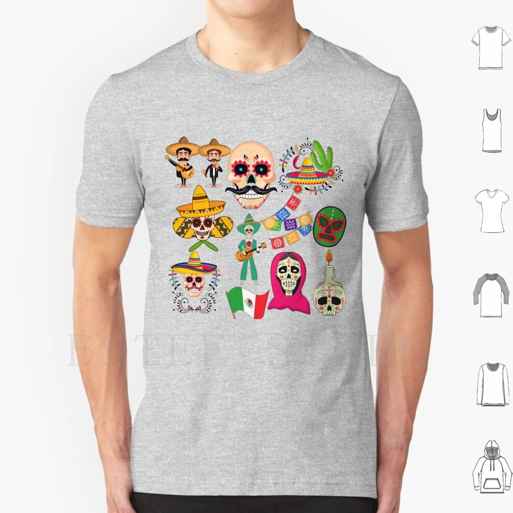 Mexico T Shirt Men Cotton 6xl Mexico Mexican California Latino America Hispanic Latina Vermont City Country Nature Spanish
