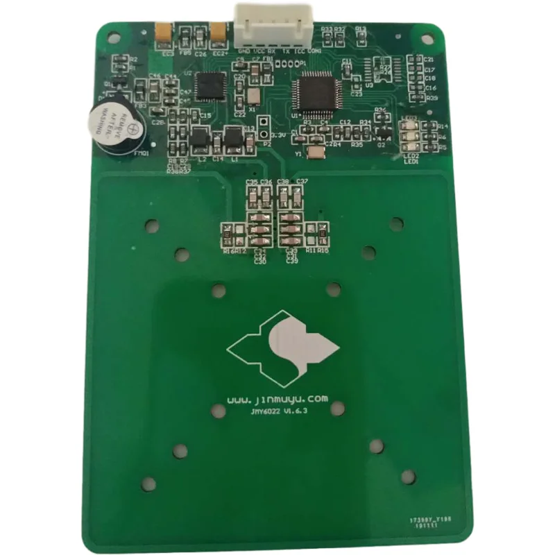 13.56Mhz Rfid Hf Reader Module Geïntegreerde Antenne Met Nxp RC663 Chip Die Ondersteuning ISO14443A ISO14443B ISO15693