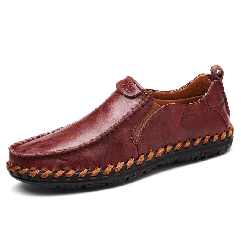 Mocassins masculinos clássicos moda negócios sapatos casuais confortáveis lazer apartamentos vintage mocassins masculinos sapato de condução