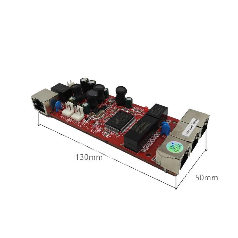 Schakelaar Module 4 Poort 10/100/1000 Mbps Un Management Ethernet Switch RJ45 Port Unmanaged Commerciële Ethernet Switch